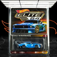 Hot Wheels HWC Elite 64 Series Modified '69 Ford Mustang 1:64 Scale Diecast Car Model Collection Toy for Boys Gift
