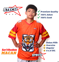 STECU | 09 | MACAN | Seri Khodam | Number Series | Jersey | Oversize | Boxy Fit | Dry Fit | Streetwe
