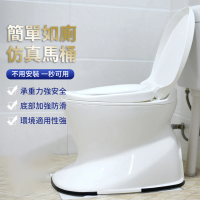 【Sugali】便携式加強防滑移動馬桶 房間廁所兩用(坐便器 坐便椅 馬桶)