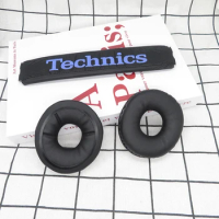 RP DJ1210 Earpads For Technics Headphone RP-DJ1210 Headpad Ear pads Replacement Headset Ear Pad PU Leather Sponge Foam
