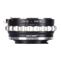 K&amp;F Concept Nikon G/F/AI/AIS/D Mount Lenses to Canon EOS M Camera Body Lens Mount Adapter for Canon EOS M M2 M3 M5 M6 M10 M100
