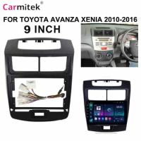9 Inch Fascia Panel For TOYOTA Avanza Xenia 2010-2016 Car Radio Android MP5 GPS Player Frame 2din Head Unit Stereo Dash Cover