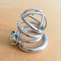 Stainless Steel Stealth Lock Male Chastity Device,Cock Cage,Penis Lock,Cock Ring,Chastity Belt