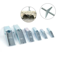 2-10 unit logam Spring Toggle Anchor M4-M10 eternit Wall Cavity memperbaiki Bolt