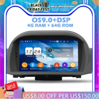 IPS DSP Android 10.0 4GB RAM 64GB ROM Car DVD Player Wifi 4G Bluetooth RDS RADIO GPS Map For Ford Fiesta 2013 2014 2015 2016