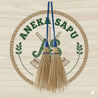 Sapu Lidi / Sapu taman Gagang kayu
