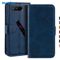 Case For Asus ROG Phone 5 Pro ZS673KS Case Magnetic Wallet Leather Cover For Asus ROG Phone 5S Pro Stand Coque Phone Cases