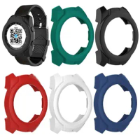 Silicone Protector Soft Shell Protective Frame Case Cover Skin Bumper For Ticwatch pro Smart Watch