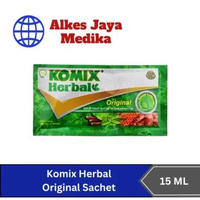 Komix Herbal Rasa Original Sachet 15 ml - Meredakan Batuk Berdahak