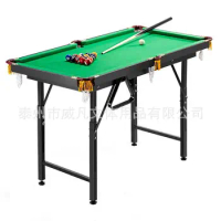 Children's folding lifting billiard table 1.4m large home game table indoor small American billiard table Dropshippin