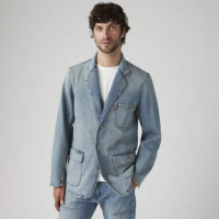 【LEVIS】男款 牛仔西裝外套 熱賣單品 001I0-0001