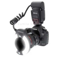 Meike MK-14EXT MK-14-EXT ETTL Macro TTL ring flash AF assist lamp For Canon DSLR Cameras 5D Mark II 7D 60D 600D 550D 450D