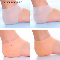 Silicone Heel Socks Moisturizing Heel Thin Socks Gel Footing Care Pad With Hole Feet Cracked Skin Moisturizing Protective Sleeve