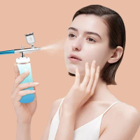 Facial Steamer Sprayer Ionic Facial Steamer Oxygen Injection Sprayer Face Moisturizing SPA Skin Care Machine Rechargeable Home