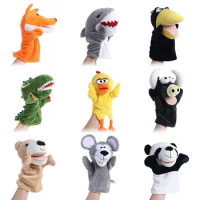 for Children Stuffed Toys Stuffed Animals Bear Shark Stuffed Toys Hand Finger Puppet Finger Puppet Animal Puppet Plushed Doll