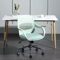 Modern Plastic Office Chairs Backrest Computer Chair Nordic Office Furniture Simple Home Office Lift Chair Rotating Gaming Chair
