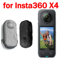 Mini Storage Case for Insta360 X4 Sport Camera Protector Portable Storage Case PU Bag for Insta 360 