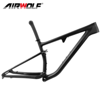 Airwolf 29er All Mountain Full Suspension Bicycle Carbon Frame Travel 100mm Carbon MTB Full Suspension Bike Frame Boost