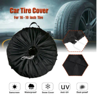 Tyre Cover Camper Universal Dust-Proof 210D Universal Fit Black Fabric Tyre Covers Protector Fit for Jeep SUV Truck All Vehicle