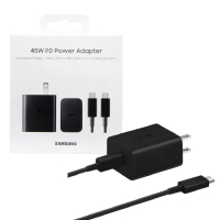 【Samsung 三星】原廠 45W 快充旅充組 Type C_內附5A/1.8m快充線(EP-T4510/台灣公司貨)