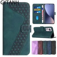 Geometric Leather Flip Wallet Phone Case For Samsung Galaxy M13 M53 M23 M33 M52 5G M12 M32 M21 M31 M51 M30S M31S Case Cover G11A