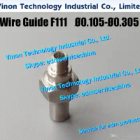 F111 Wire Guide Lower 0.10/0.15/0.20/0.25/0.30mm for Fanuc A290-8101-X740, A290-8101-X742, A290-8101-X743, A290-8101-X744,