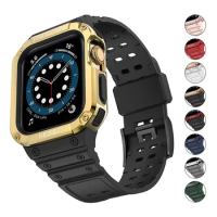 Band Case for Apple Watch 45nmm 49mm 44mm 41mm 40mm Bracelet TPU for Iwatch Ultra 7 8 6 5 4 Wristband Sport Strap Accessories