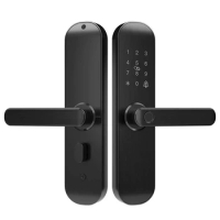 Tuya Smart Digital Door Lock Fingerprint Door Lock Wireless WiFi Smart Remote Control Electric Door Lock