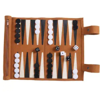 Chess Backgammon Board Game Travel Set Chess Board Set Strategy Board Game Playing Pieces Dice Cups Wooden Chess For Table Games
