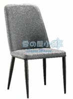 ╭☆雪之屋居家生活館☆╯B108餐椅(灰色麻布)BB382-19#4245B