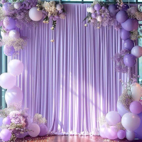 Backdrop Polos Dekorasi Background Abutai Filamin Grade A Sudah Dijahit Tinggi 2,5 Meter Dan Lebar 4