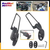 For Ducati 899 1199 1299 959 Panigale 1198 1098 848 Motorcycle Mirror Modified Wind Wing Adjustable Rotating Rearview Mirror
