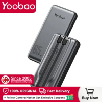Yoobao LC6 Power Bank 20000mah PD65W Quick Charge Fast Charging Powerbank Portable Battery Charger For iPhone Samsung Huawei