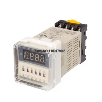 New and Original Time Relay DH48S Digital Timer Delay Relay Digital Timer Relay with Socket Base