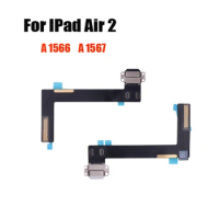 Charging Port Flex For iPad 6 Air 2 A1566 A1567 USB Charger Port Dock Connector Plug Socket Jack Ribbon Replacement Parts