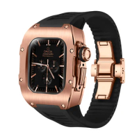 Mod Kit for Apple Watch s9 8 7 41mm Luxury Titanium Inlaid Fashion Accessories Apply to s6/5/4 SE 40mm Case and colosband