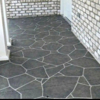 Batu Alam Templek Hitam untuk Lantai dan Dinding - Dekorasi Rumah yang Elegan Harga permeter persegi