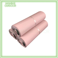[100 Pcs] Pink Courier Bag Flyers Mailer Packaging Shipping Parcel Plastic