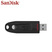SanDisk Ultra USB 3.0 Flash Drive CZ48 USB Flash Drive 16GB 32GB 64GB 128GB 256GB 512GB Up to 100MB/s Pendrive Black U Disk