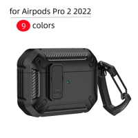 For Airpods Pro 2nd Case Luxury Switch Earphone Case Shockproof Cover For Apple Air pods Pro 2 3 2021 Cases Accessories Keychain