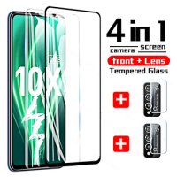 4 In 1 Protective Glass for Honor 10X 9X Lite 9A 9C 9S 9x Pro Premium Screen Film Tempered Glass for Huawei Honor 10xlite 9xlite