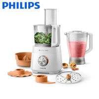【Philips 飛利浦】新一代廚神料理機 800W Turbo 旗艦版 HR7510/02 白色