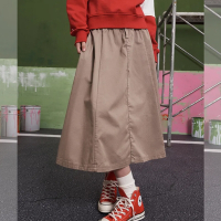 CONVERSE YOTD SKIRT 長裙 女 CNY龍年限定 卡其色_10026813-A01