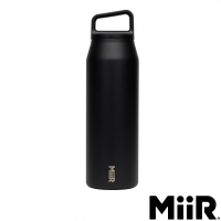 【MiiR】雙層真空 保溫/保冰 提把寬口保溫杯 32oz / 946ml(經典黑 保溫瓶)