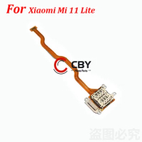 10PCS For Xiaomi Mi 11 Lite Redmi K40 / K40 Pro / K40 Gaming SIM Card Holder Tray Slot Reader Socket Flex Cable