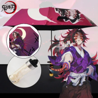 Demon Slayer Kokushibo Katana Umbrella Folding Parasol Kimetsu No Yaiba Tanjirou Kokushibo Demon Sla