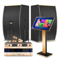 Professional Karaoke System with Touch Screen InAndOn KTV Karaoke Player Set Home KTV with Amplifier Singing Karaoke Machine