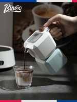 小魔方雙閥摩卡壺咖啡壺美式拿鐵萃取咖啡器具套裝家用戶外