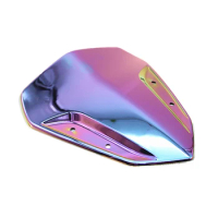 Motorcycle Windshield Windscreen Deflector Scooter Accessories for Yamaha Aerox155 NVX155 2014-2020 Rainbow Color