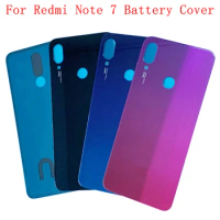 Battery Cover Back Glass Panel Rear Door Housing Case For Xiaomi Redmi Note 7 Note 7Pro Back Battery Cover Door